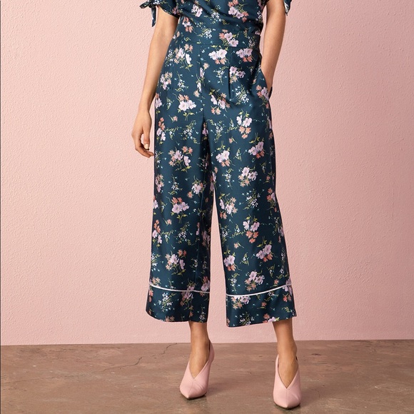 Rebecca Taylor Pants - REBECCA TAYLOR WIDE LEG EMILIA SILK BLEND PANTS Rebecca Taylor Pants - REBECCA TAYLOR WIDE LEG EMILIA SILK BLEND PANTS